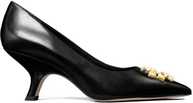 Tory Burch Eleanor lacquered leather pump Black