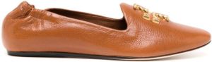 Tory Burch Eleanor leather loafers Brown