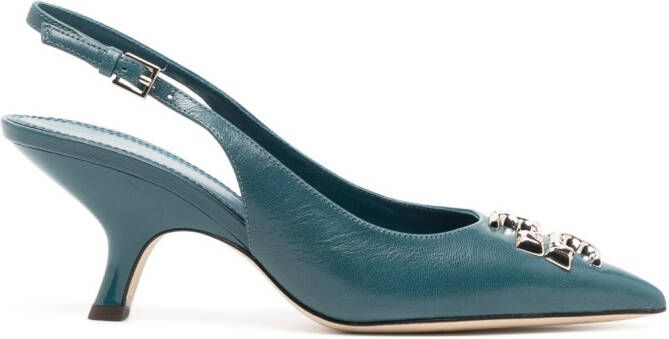 Tory Burch Eleanor leather pumps Blue