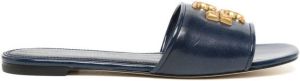 Tory Burch Eleanor logo-plaque slides Blue