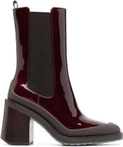 Tory Burch Expedition Chelsea boots Red