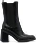 Tory Burch Expedition Chelsea leather boots Black - Thumbnail 1