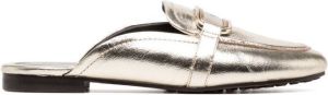 Tory Burch Georgia 10mm backless loafers Gold