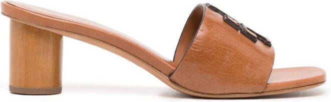 Tory Burch Ines 55mm block-heel mules Brown