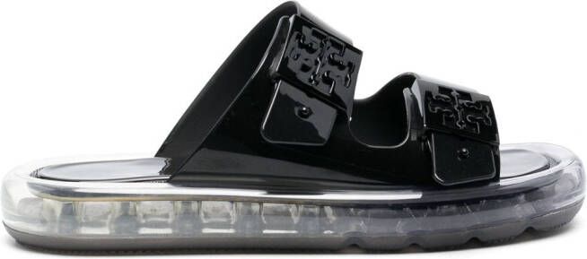 Tory Burch jelly-sole slip-on sandals Black