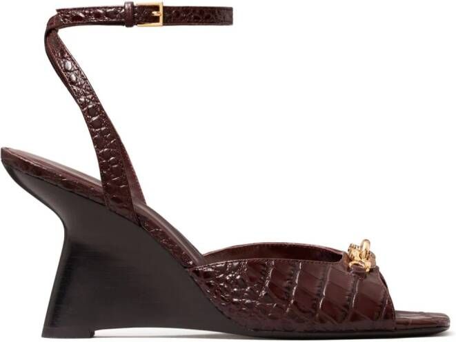Tory Burch Jessa 85mm leather sandals Red