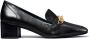 Tory Burch Jessa horse-motif leather loafers Black - Thumbnail 1