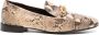 Tory Burch Jessa snakeskin leather loafers Brown - Thumbnail 1