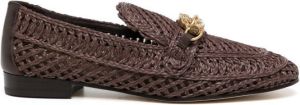 Tory Burch Jessa woven loafers Brown