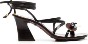 Tory Burch Knotted Heeled sandals Brown