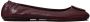 Tory Burch logo-patch detail ballerina shoes Red - Thumbnail 1
