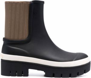Tory Burch lug-sole 60mm rain boots Black