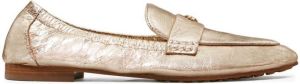Tory Burch metallic ballet loafers Gold