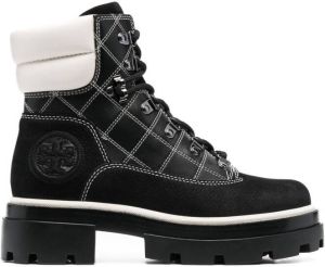Tory Burch Miller lug-sole boots Black
