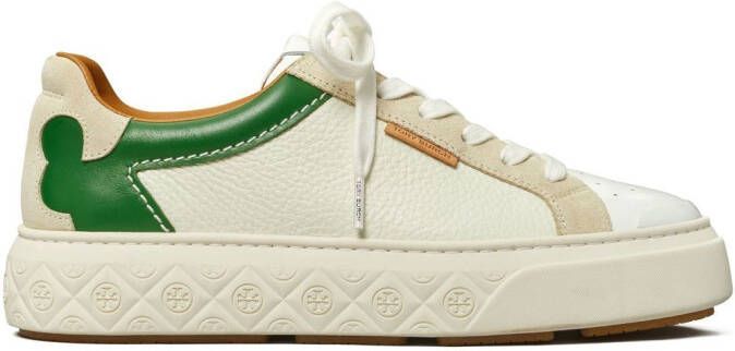 Tory Burch panelled-design low-top sneakers Neutrals