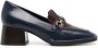 Tory Burch Perrine heeled leather loafer Blue - Thumbnail 1