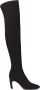 Tory Burch suede 80mm above-knee boots Black - Thumbnail 1