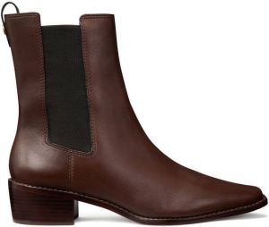 Tory Burch two-tone chelsea boots Brown