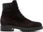 TOTEME The Husky suede boots Brown - Thumbnail 1