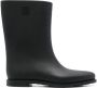 TOTEME Rain logo-debossed boots Black - Thumbnail 1