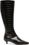 TOTEME The Slim 35mm knee-high boots Brown - Thumbnail 1