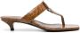 TOTEME The Belted 35mm crocodile-effect mules Neutrals - Thumbnail 1