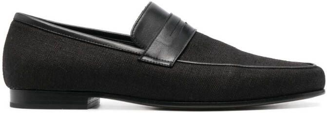 TOTEME The Canvas penny loafers Black