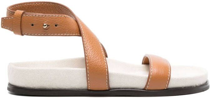 TOTEME The Chunky leather sandals Neutrals