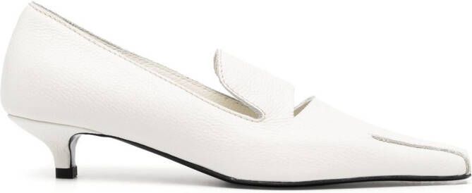TOTEME The Cutout 50mm loafers White