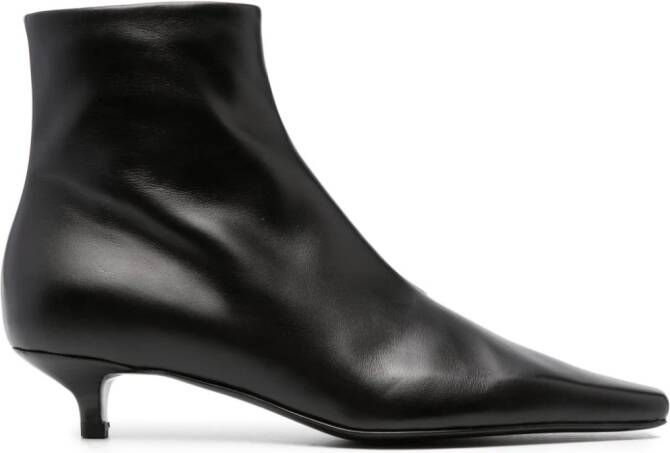 TOTEME The Slim 35mm ankle boots Black