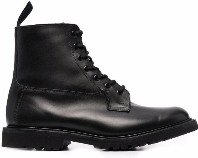 Tricker's ankle lace-up boots Black