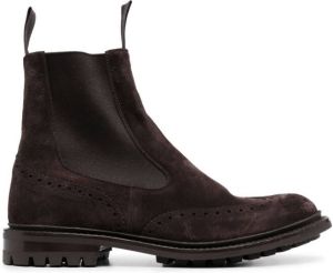 Tricker's elasticated side-panel ankle boots Brown