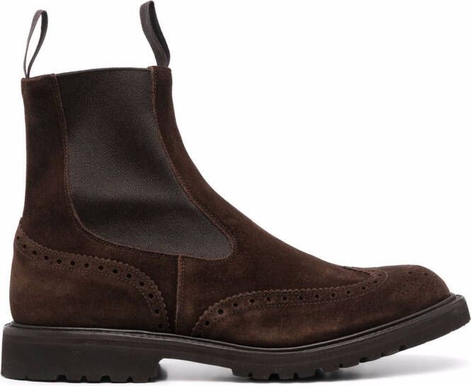 Tricker's elasticated side-panel boots Brown