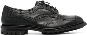 Tricker's Francis perforated lace-up brogues Black