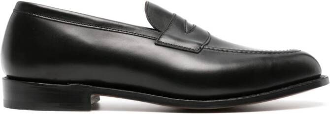 Tricker's Havard leather loafers Black