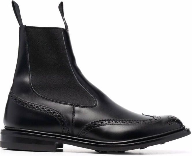 Tricker's Henry leather boots Black