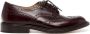 Tricker's lace-up leather loafers Red - Thumbnail 1