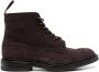 Tricker's lace-up suede ankle boots Brown - Thumbnail 1