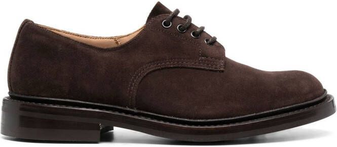Tricker's low-top lace-up derby shoes Brown