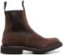 Tricker's perforated suede ankle boots Brown - Thumbnail 1