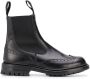 Tricker's Silvia perforated ankle boots Black - Thumbnail 1