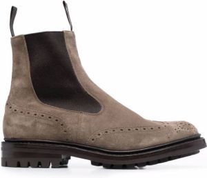 Tricker's slip-on suede boots Brown