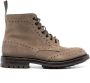 Tricker's Stow suede lace-up boots Brown - Thumbnail 1