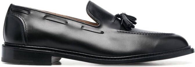 Tricker's tassel-detail slip-on loafers Black