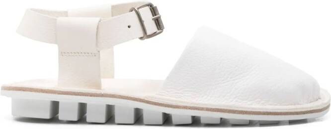 Trippen buckle-fastening leather sandals White