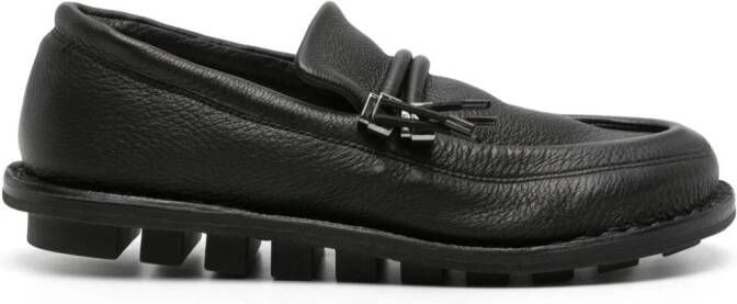 Trippen Duct leather loafers Black