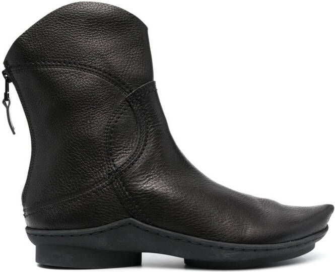 Trippen pointed ankle-length boots Black