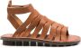 Trippen Swell intertwined leather sandals Brown - Thumbnail 1