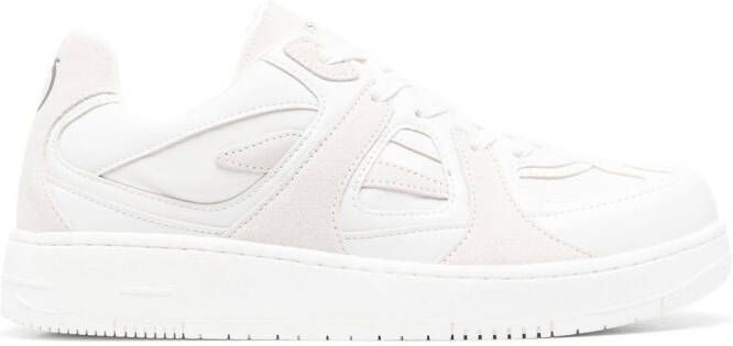 Trussardi low-top lace-up sneakers White