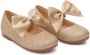 Tulleen bow-detail ballerina shoes Gold - Thumbnail 1
